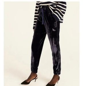 J.Crew Velvet Jogger Pant